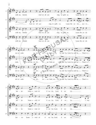 Will the Circle Be Unbroken - Traditional/Moore - SATB