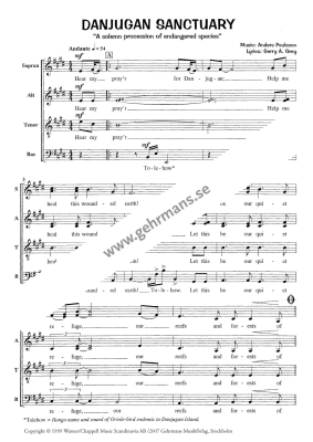 Danjugan Sanctuary - Grey/Paulsson - SATB