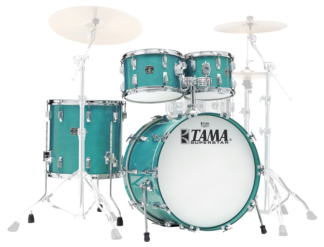 50th Anniversary Limited Edition Superstar Reissue 4-Piece Shell Pack (22,10,12,16) - Aqua Marine