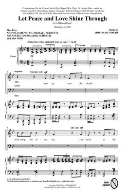 Let Peace and Love Shine Through - Dilworth - SATB