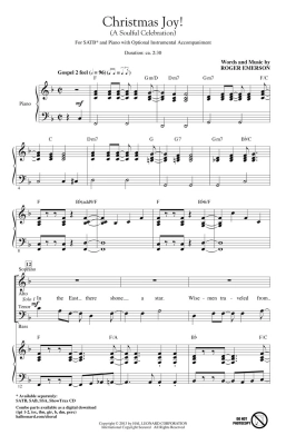 Christmas Joy! (A Soulful Celebration) - Emerson - SATB