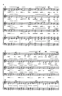 Earth Song - Ticheli - SATB