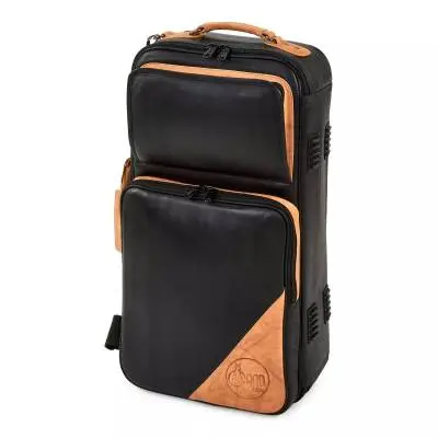 Elite Compact Triple Trumpet Gigbag - Black Leather