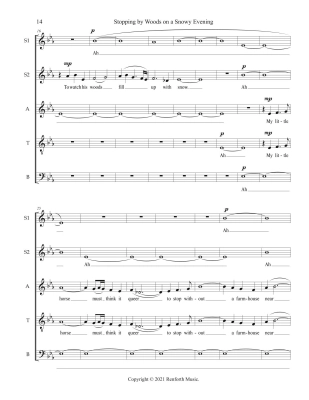 A Frost Sequence - Frost/Martin - SATB