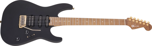 USA Select DK24 HSS 2PT CM, Caramelized Maple Fingerboard with Hardshell Case - Satin Black