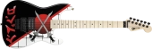 Charvel Guitars - Warren DeMartini USA Signature San Dimas, Maple Fingerboard with Hardshell Case - Cross Swords
