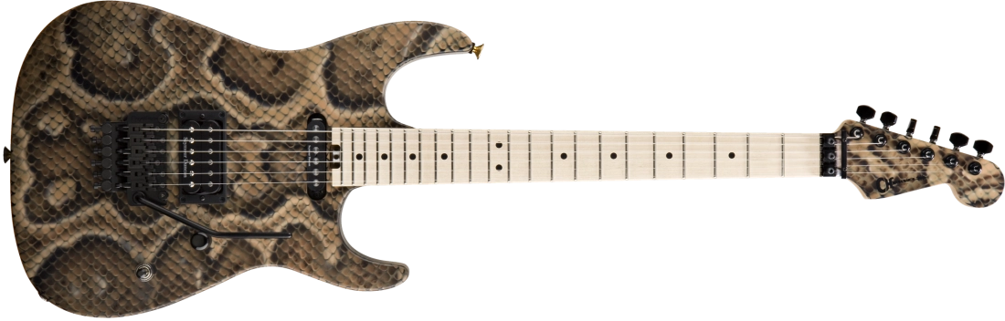 Warren DeMartini USA Signature Snake, Maple Fingerboard with Hardshell Case - Snakeskin