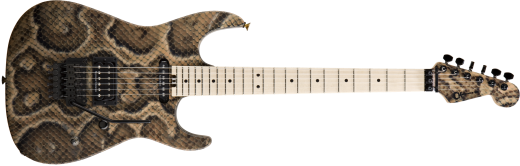 Charvel Guitars - Warren DeMartini USA Signature Snake, Maple Fingerboard with Hardshell Case - Snakeskin