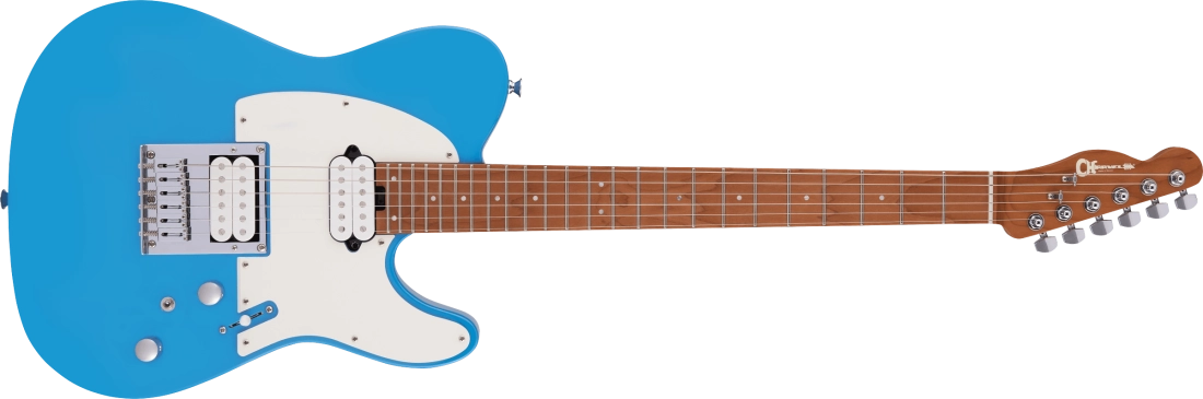 Pro-Mod So-Cal Style 2 24 HH HT CM, Caramelized Maple Fingerboard - Robin\'s Egg Blue