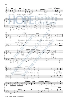 HOPE! (Christmas Musical) - Raney - SATB