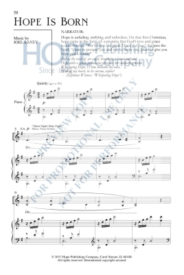 HOPE! (Christmas Musical) - Raney - SATB