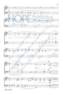 HOPE! (Christmas Musical) - Raney - SATB