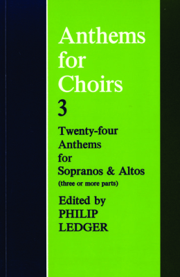 Oxford University Press - Anthems for Choirs 3 (Collection) - Ledger - SSA