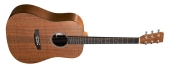 Martin Guitars - D-X1E Dreadnought Koa HPL Acoustic\/Electric Guitar with Gig Bag
