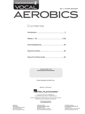 Vocal Aerobics - Baker - Book/Audio Online