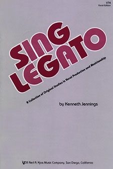 Kjos Music - Sing Legato, Vocal Edition - Jennings - Book