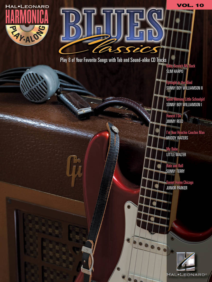 Blues Classics: Harmonica Play-Along Volume 10 - Book/CD