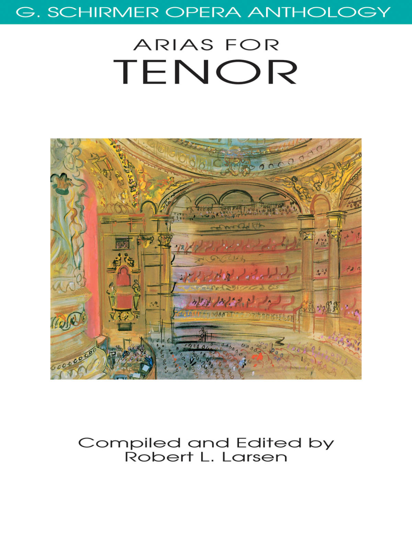 Arias for Tenor - Larsen - Tenor Voice/Piano - Book