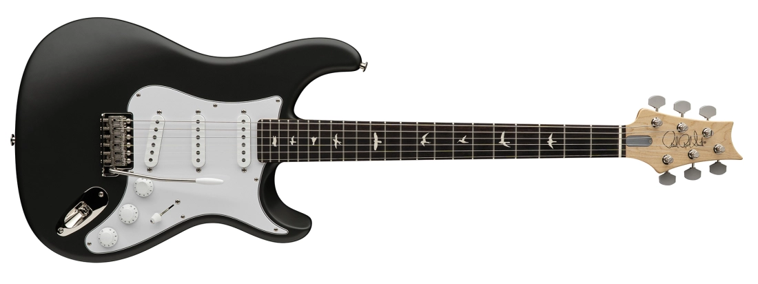 John Mayer Signature Silver Sky Electric Guitar with Rosewood Fretboard (Gigbag Included) - Faded Black Tee Satin