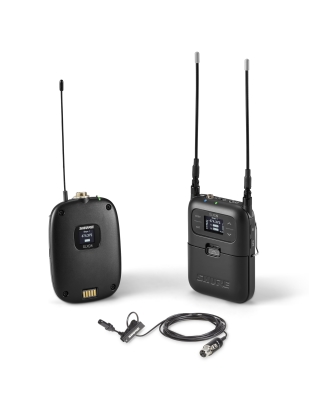 Shure - SLXD15/UL4B Portable Digital Wireless Bodypack System with UL4B Microphone - J52