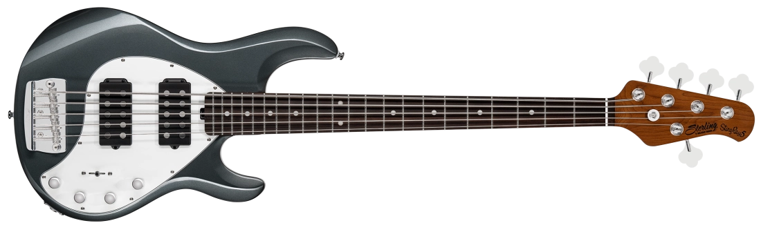 StingRay 5 RAY35 HH 5-String Electric Bass - Charcoal Frost