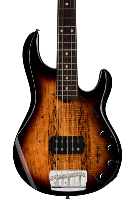 StingRay 5 RAY35 with Spalted Maple Top 5-String Electric Bass - 3-Tone Sunburst