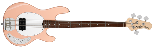Sterling by Music Man - StingRay Ray4 Electric Bass - Pueblo Pink