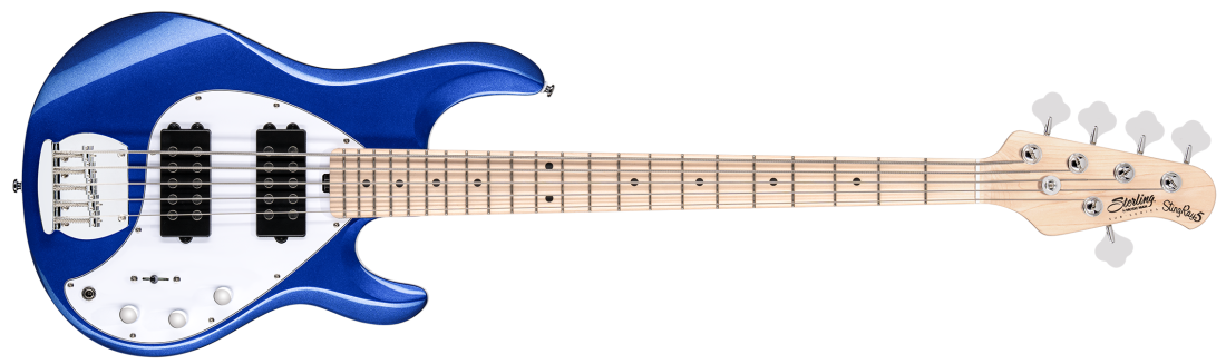 StingRay 5 Ray5 HH 5-String Electric Bass - Cobra Blue