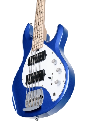 StingRay 5 Ray5 HH 5-String Electric Bass - Cobra Blue