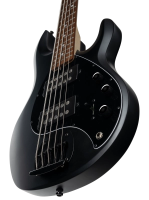 StingRay 5 Ray5 HH 5-String Electric Bass - Stealth Black