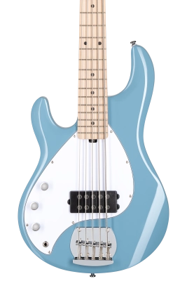 StingRay 5 Ray5 5-String Electric Bass, Left-Handed - Chopper Blue