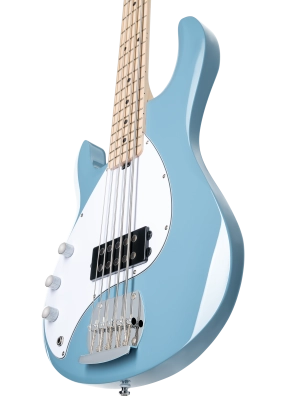 StingRay 5 Ray5 5-String Electric Bass, Left-Handed - Chopper Blue