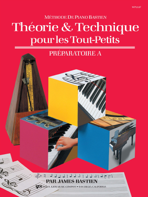 Kjos Music - Bastien Piano Basics: Theory & Technic for the Young Beginner, Primer A - Bastien - Piano - Book ***French Edition***