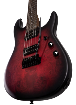 Guitare lectrique Cutlass Richardson7 HH (fini Dark Scarlet Burst Satin)