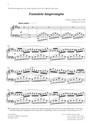 Chopin: Fantaisie-Impromptu - Chopin/Palmer - Piano - Book