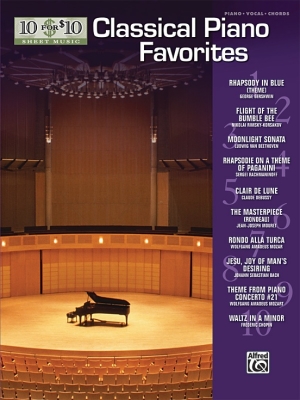 10 for 10 Sheet Music: Classical Piano Favorites - Piano - Book