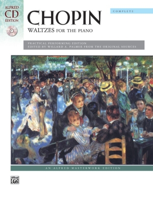 Alfred Publishing - Chopin: valses (intgrale) Chopin, PalmerPiano Livre avec CD