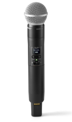 SLXD25/SM58 Portable Digital Wireless Handheld System with SM58 microphone - G58