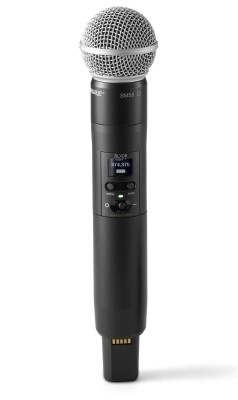 SLXD25/SM58 Portable Digital Wireless Handheld System with SM58 microphone - G58