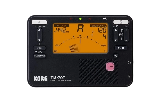 Handheld Tuner and Metronome Combo - Black