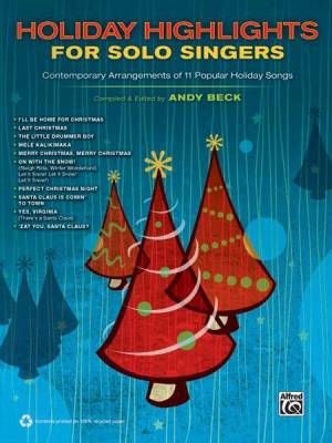 Alfred Publishing - Holiday Highlights for Solo Singers