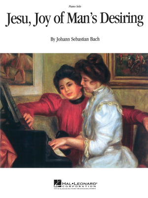 Hal Leonard - Jesu, Joy of Mans Desiring - Bach - Piano - Sheet Music