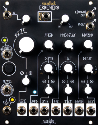 Make Noise - Erbe-Verb Module - Black and Gold