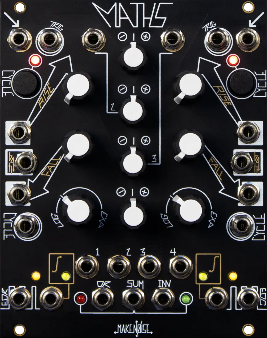 MATHS Music Synthesizer Module - Black and Gold
