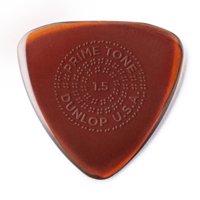 Dunlop - Primetone Small Triangle Grip Picks - 1.5mm (3 Pack)