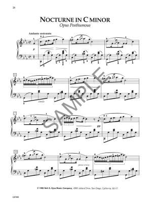 Selected Works For Piano, Book 1 - Chopin/Snell - Piano - Book