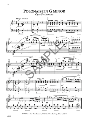 Selected Works For Piano, Book 1 - Chopin/Snell - Piano - Book