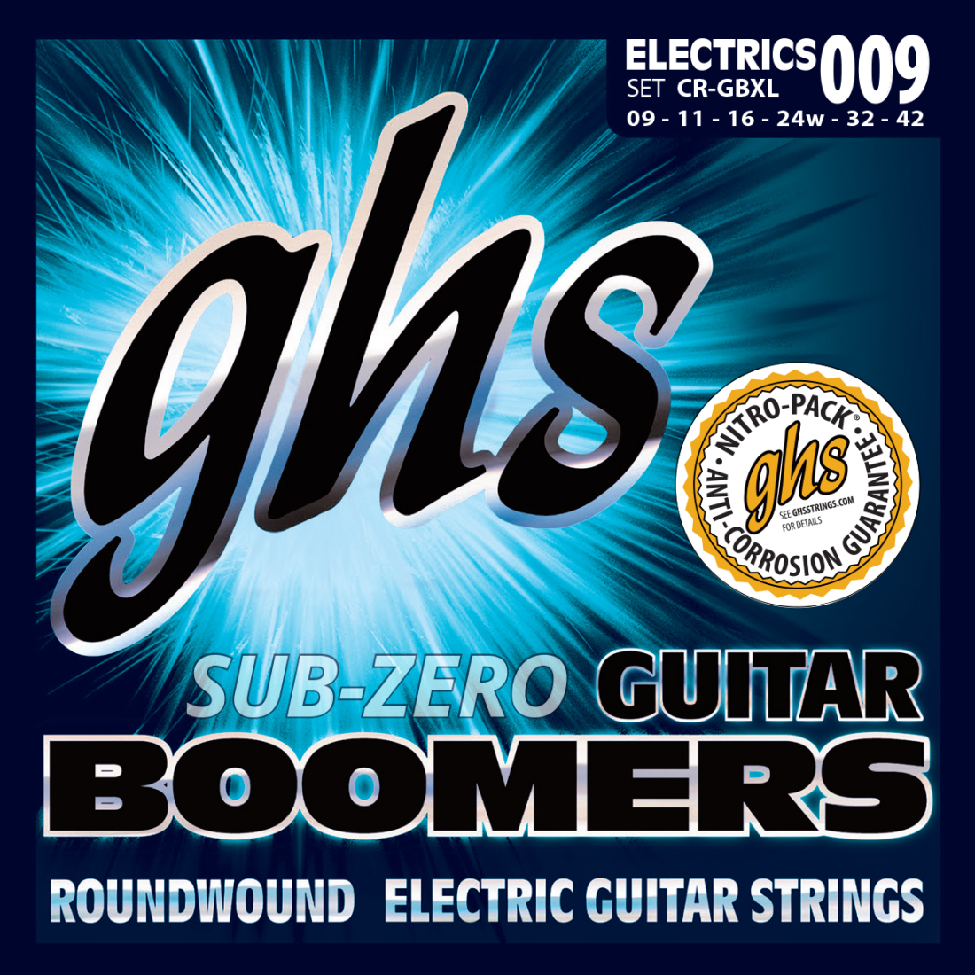 Sub-Zero Boomers Electric Guitar Strings - 9-42