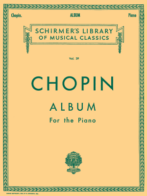 G. Schirmer Inc. - Album for the Piano - Chopin/Joseffy - Piano - Book