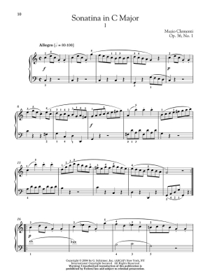 Sonatinas, Opus 36 - Clementi/Linn - Piano - Book/Audio Online